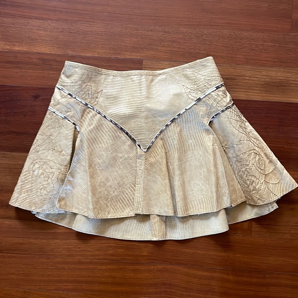 Leather Just Cavalli vintage skirt. Size 44